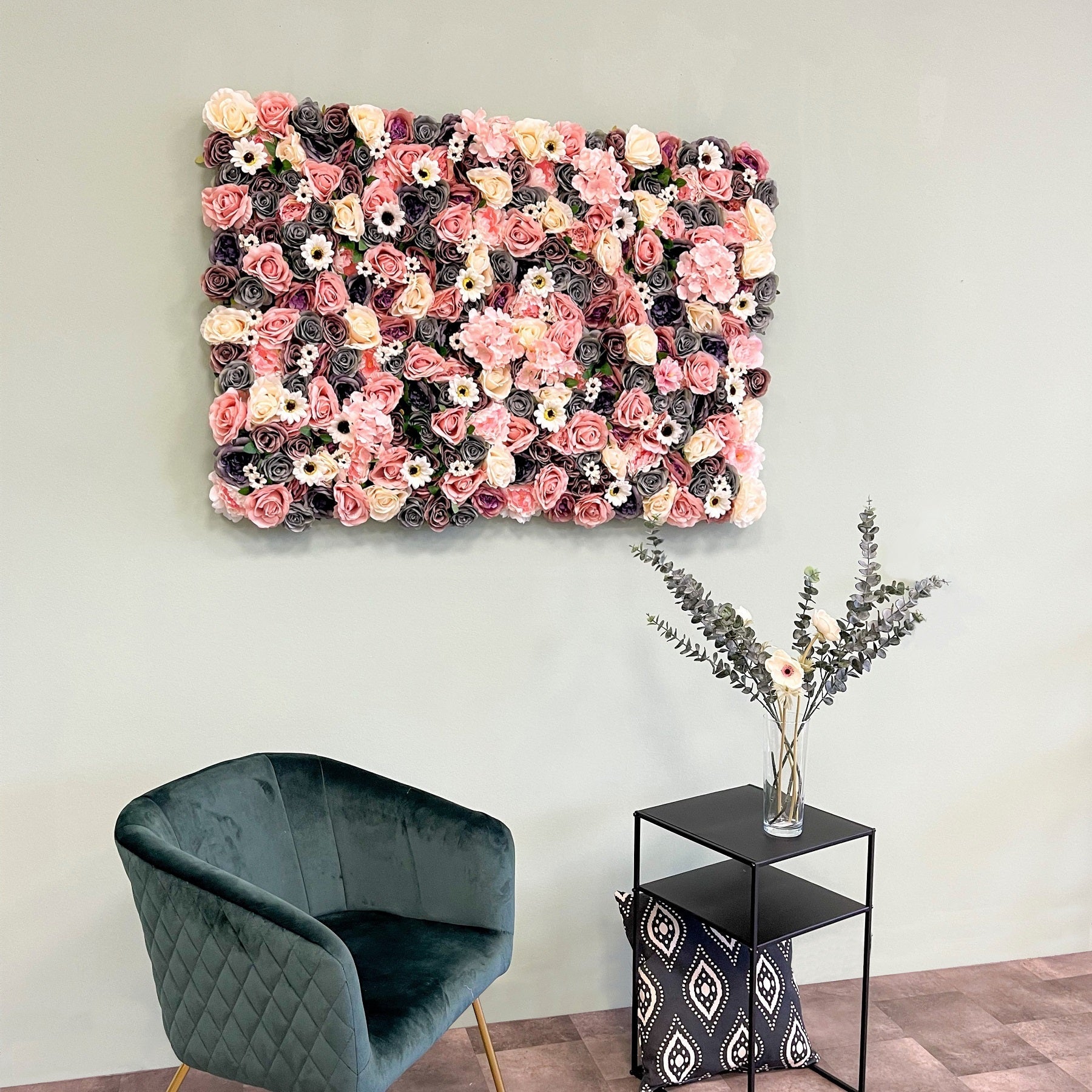 Blumenwand „AUTUMN BREEZE“ aus Realtouch Kunstpflanzen